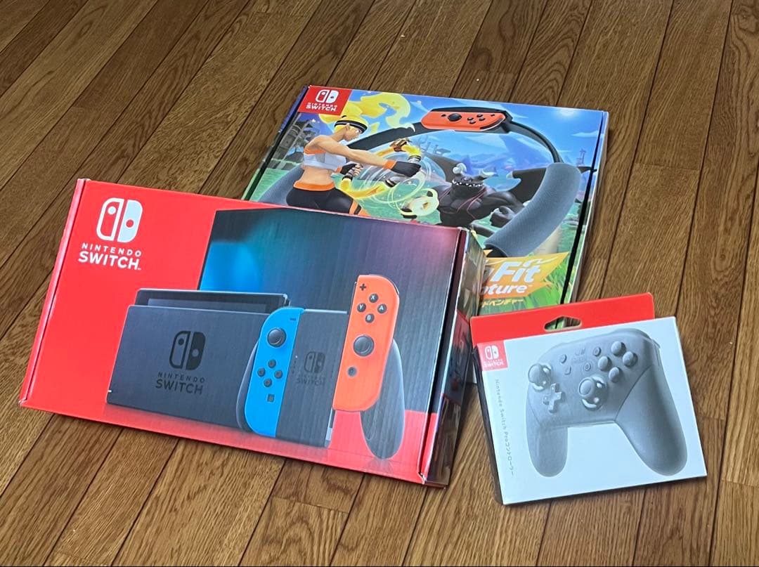Nintendo Switch 本体　リングフィット　プロコンセット
