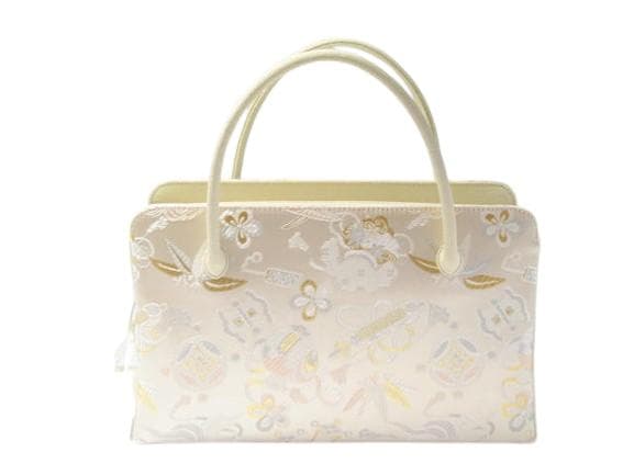 和装バッグ　利休バッグ　金蘭織物 入卒式　結婚式　お茶席・商品番号3-1