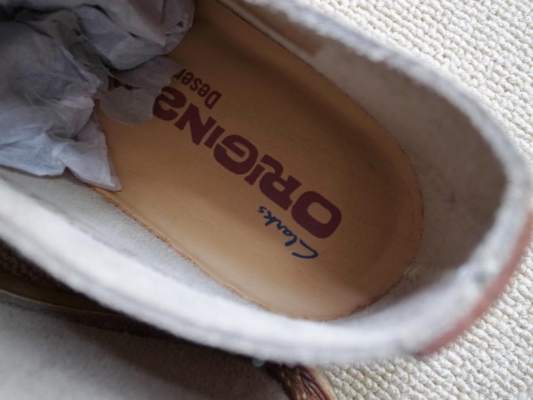 【新品】クラークス デザートトレック UK7.5 サンドスエード