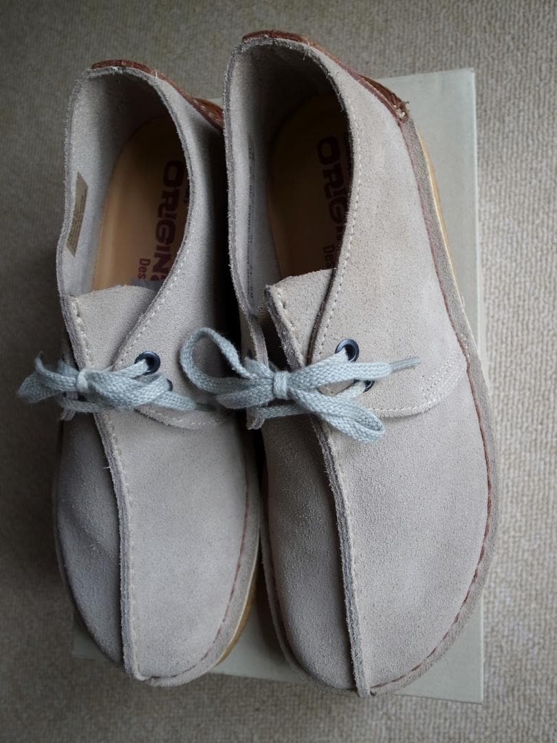 【新品】クラークス デザートトレック UK7.5 サンドスエード