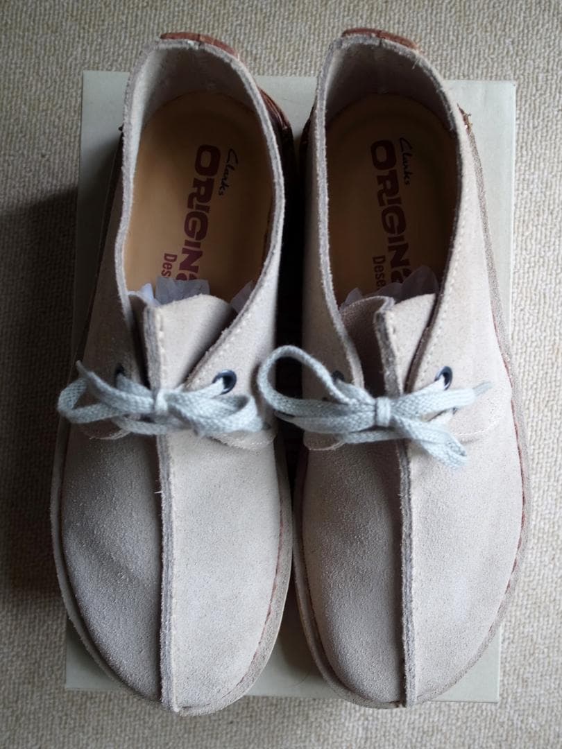 【新品】クラークス デザートトレック UK7.5 サンドスエード