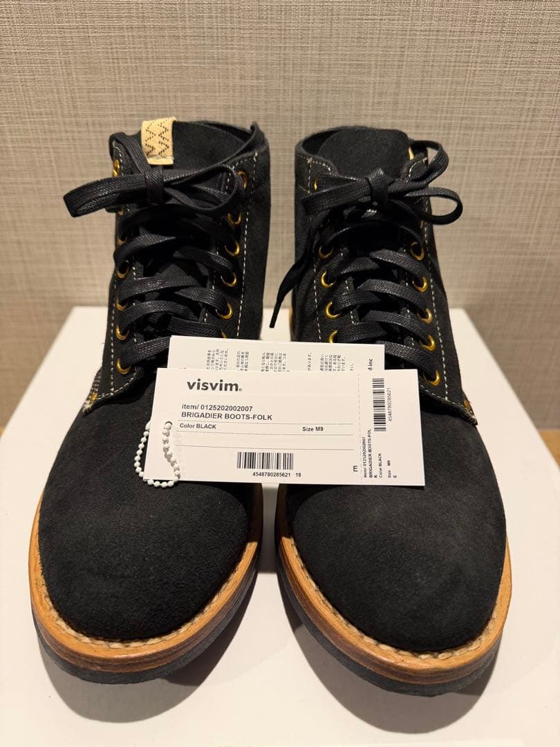 visvim BRIGADE BOOTS FOLK ブラック