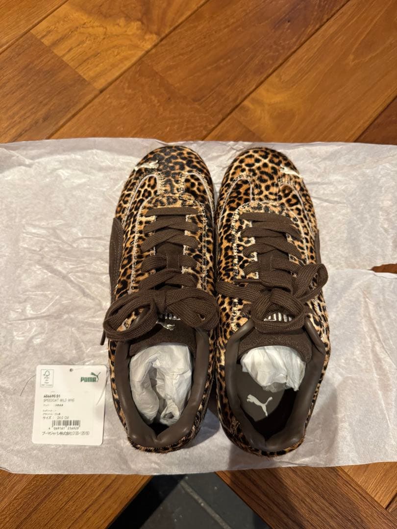 PUMA ヒョウ柄 レオパード スピードキャット24cm