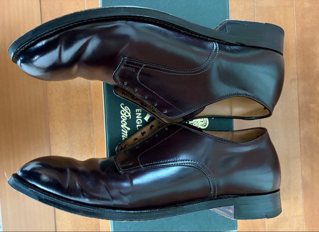 Alden 5350 9D プレーントゥ モディファイド コードバン オールデン