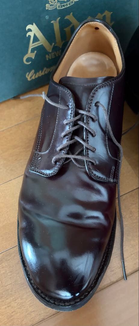 Alden 5350 9D プレーントゥ モディファイド コードバン オールデン