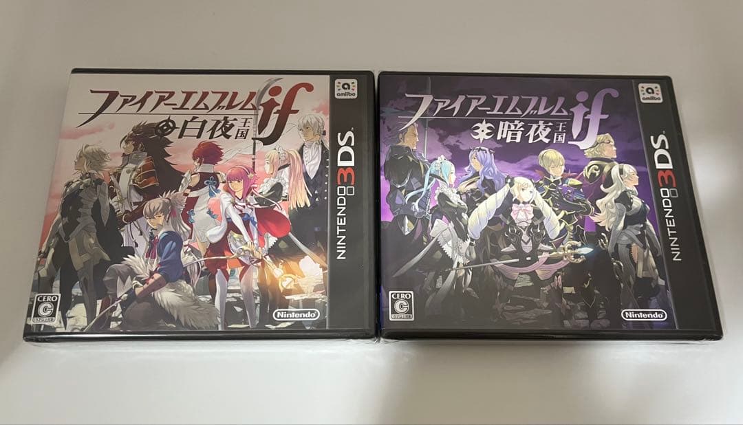 新品未開封品　ファイアーエムブレムif 白夜王国　暗夜王国 セット