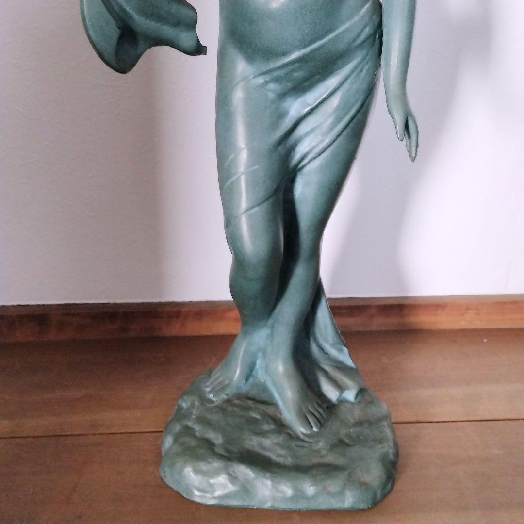 ブロンズ像　裸婦像　置物　裸婦像　女性　裸婦　青緑色　　56cm　8.5kg