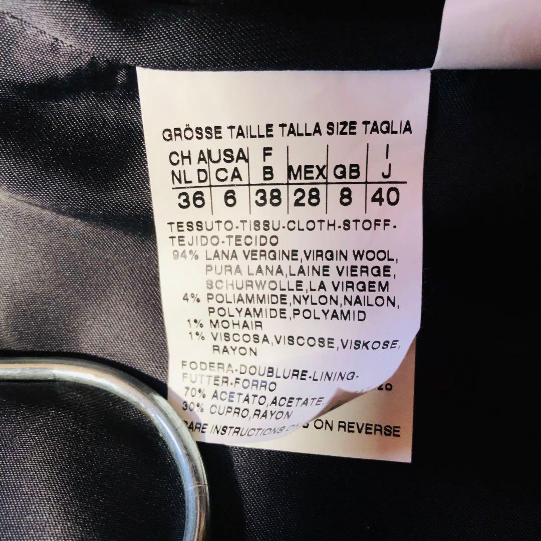 極美品✨マックスマーラ ツイードコート モヘヤ混 ボア 2WAY 黒×白 40