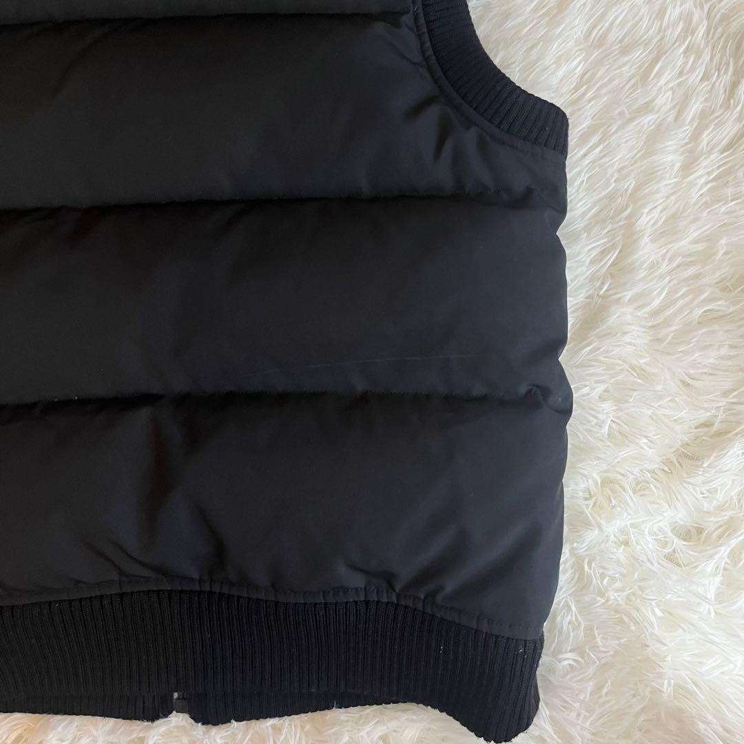 バーバリー　ダウンベスト　ノバチェック　Mサイズ　ベルト　リブ　黒　ホースロゴ