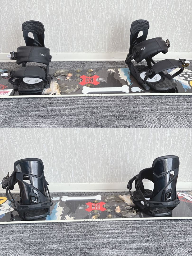 23超豪華❗️HEAD メンズスノーボードセット★スノボ151cm+ビン付