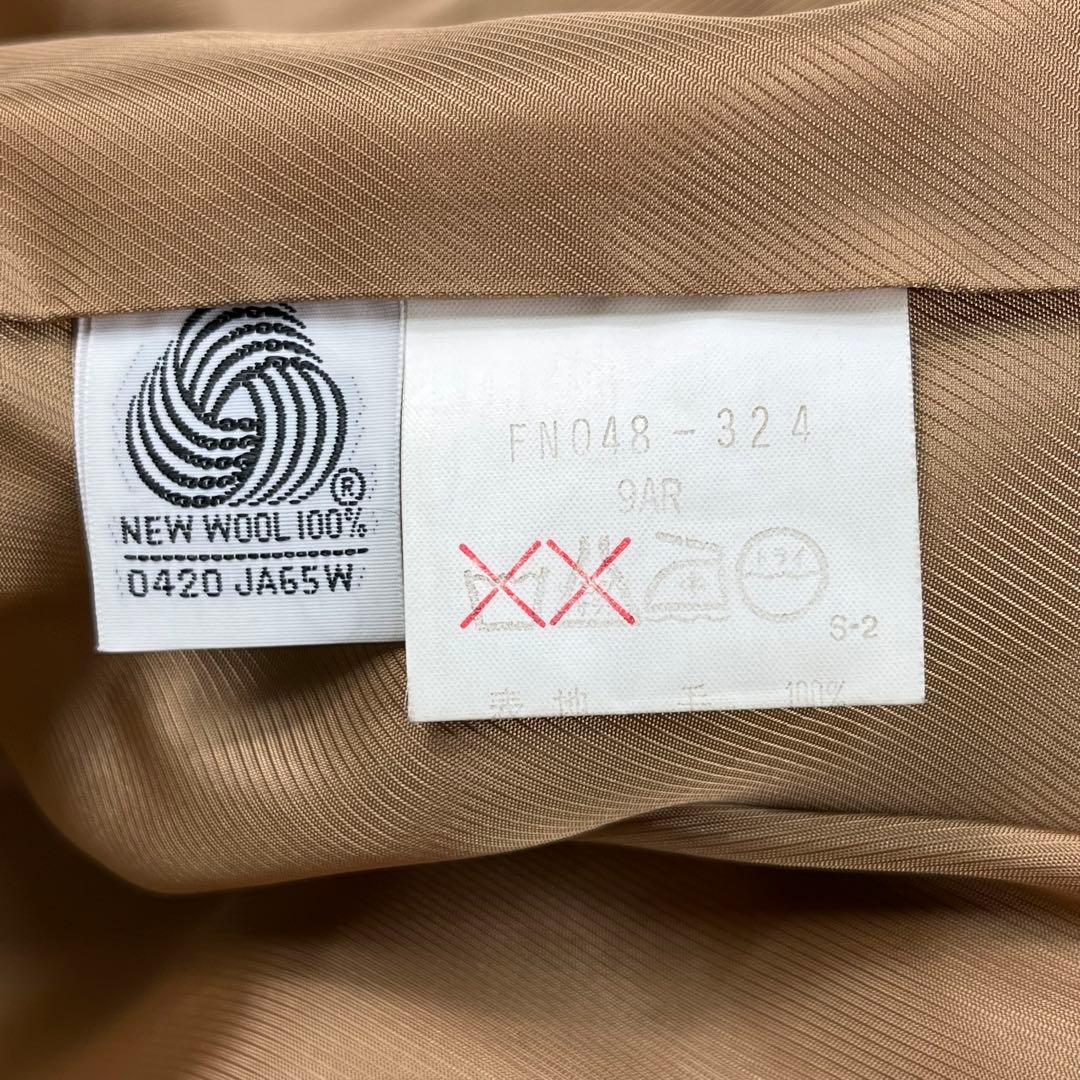 【極美品】バーバリーズ ダブルチェスターコート カシミヤ混 Lサイズ ブラウン