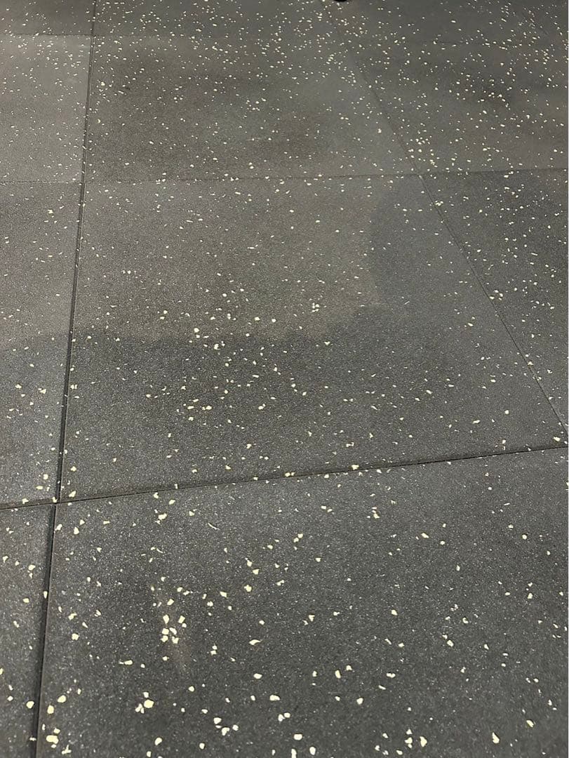 ジム用ラバーマット、500mm×500mm、15mm