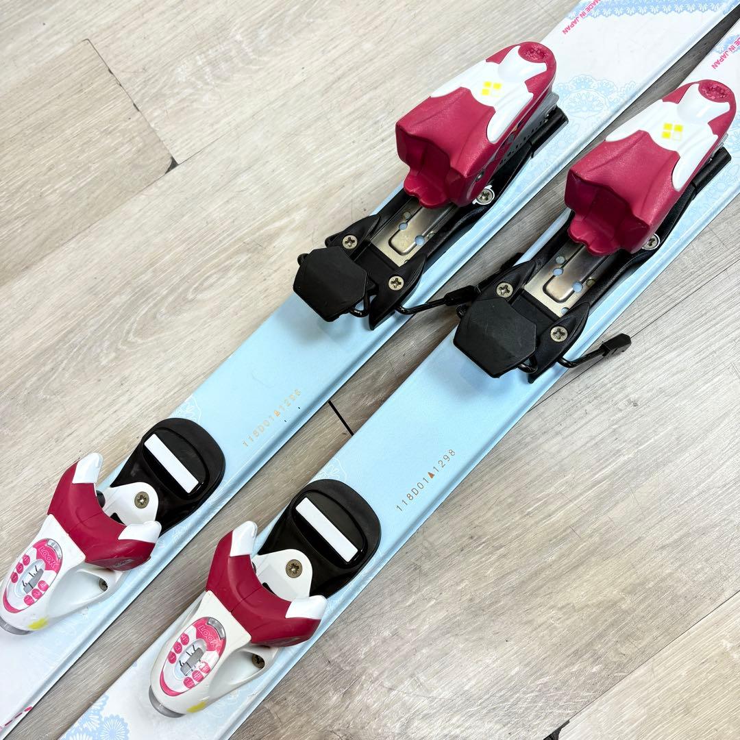 【キッズスキー】ハート スキーセット 118cm ブーツ 22〜22.5cm