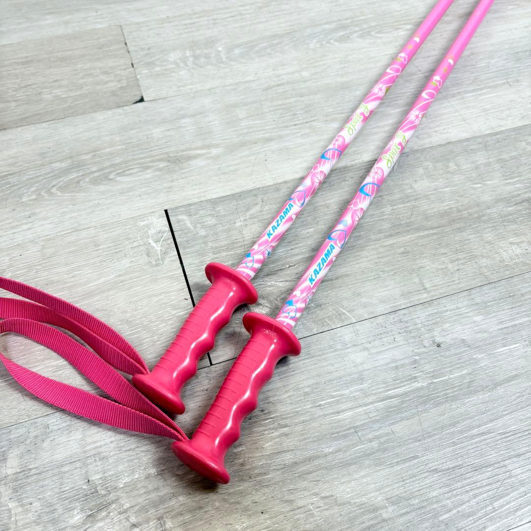 【キッズスキー】ハート スキーセット 118cm ブーツ 22〜22.5cm