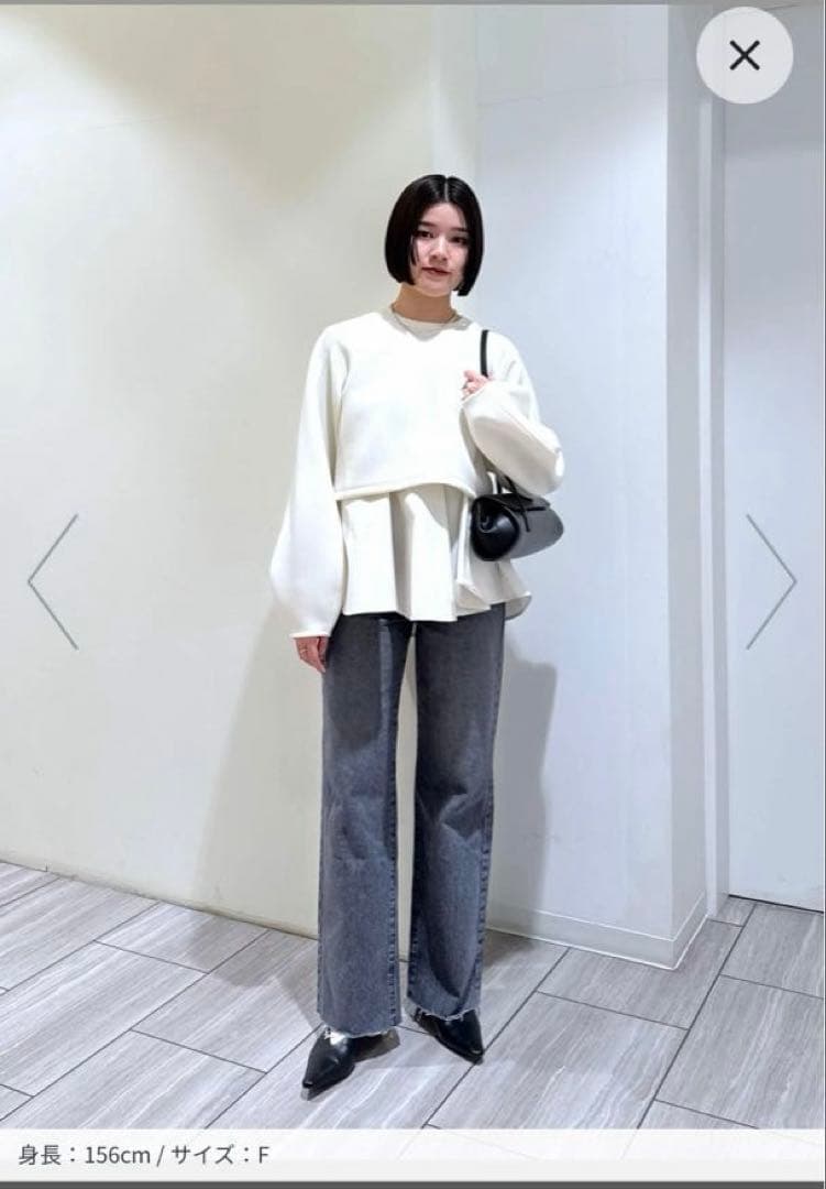 【最終値下げ】ADAM ET ROPE' FEMME新品トップス