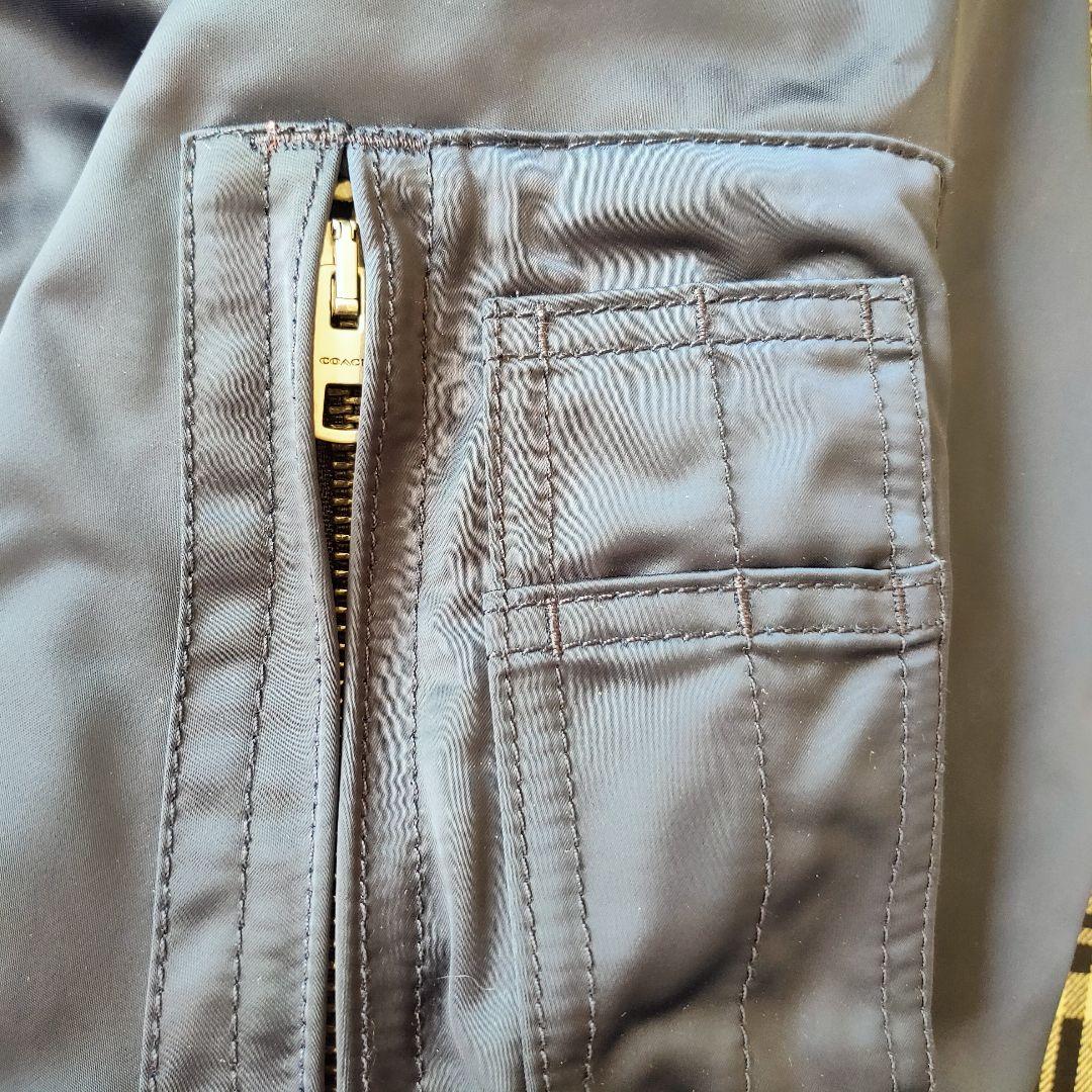 コーチ COACH ファー付きMA-1ブルゾン ジャケット ジップアップ
