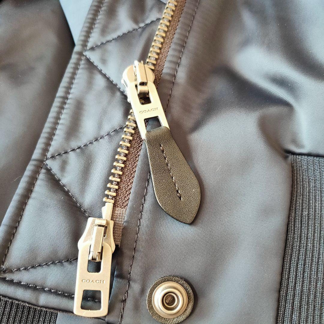 コーチ COACH ファー付きMA-1ブルゾン ジャケット ジップアップ