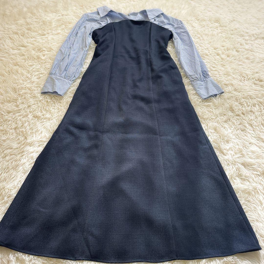 ラルフローレン　ラグナムーン　POLO BCSコラボシャツドッキングワンピースS