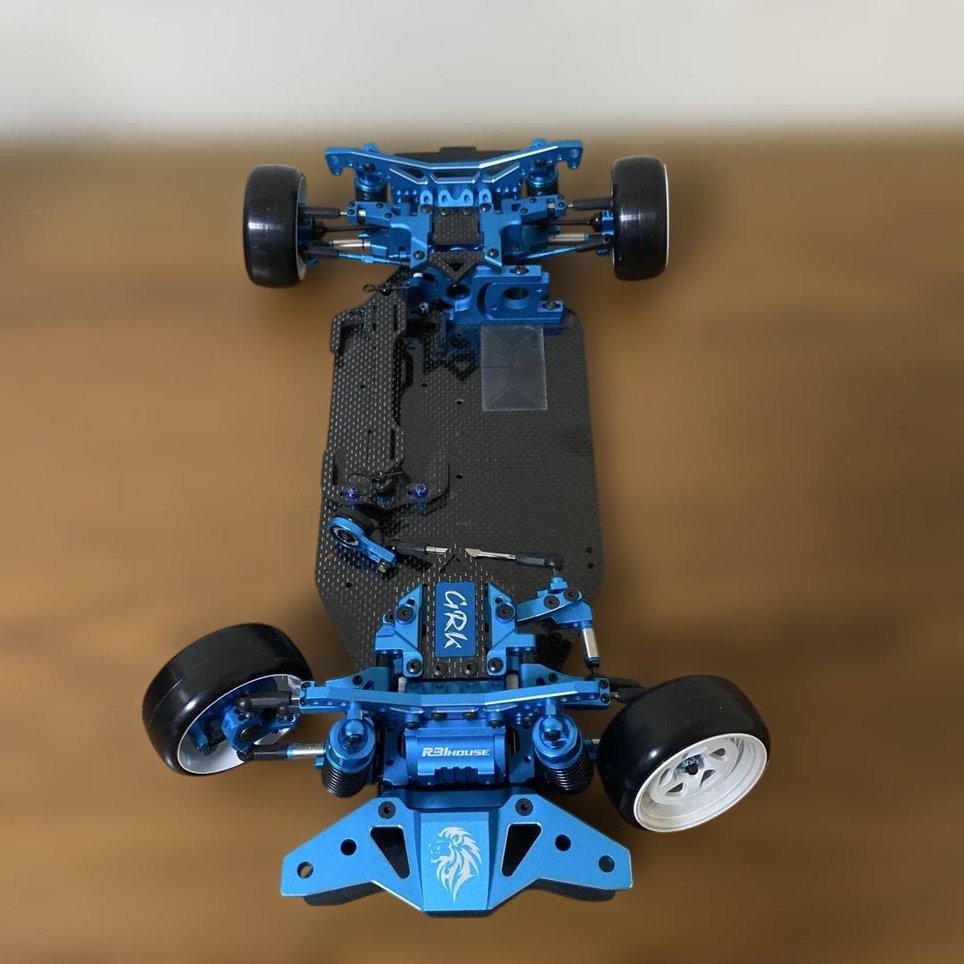 R3house URK カーボンシャーシ ラジコンgrk3希少ライトブルー