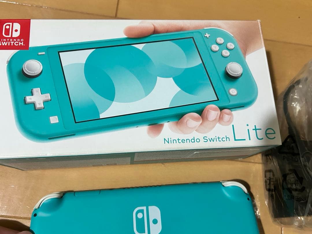 【通電確認】 ニンテンドー スイッチ ライト 本体 ターコイズ ブルー