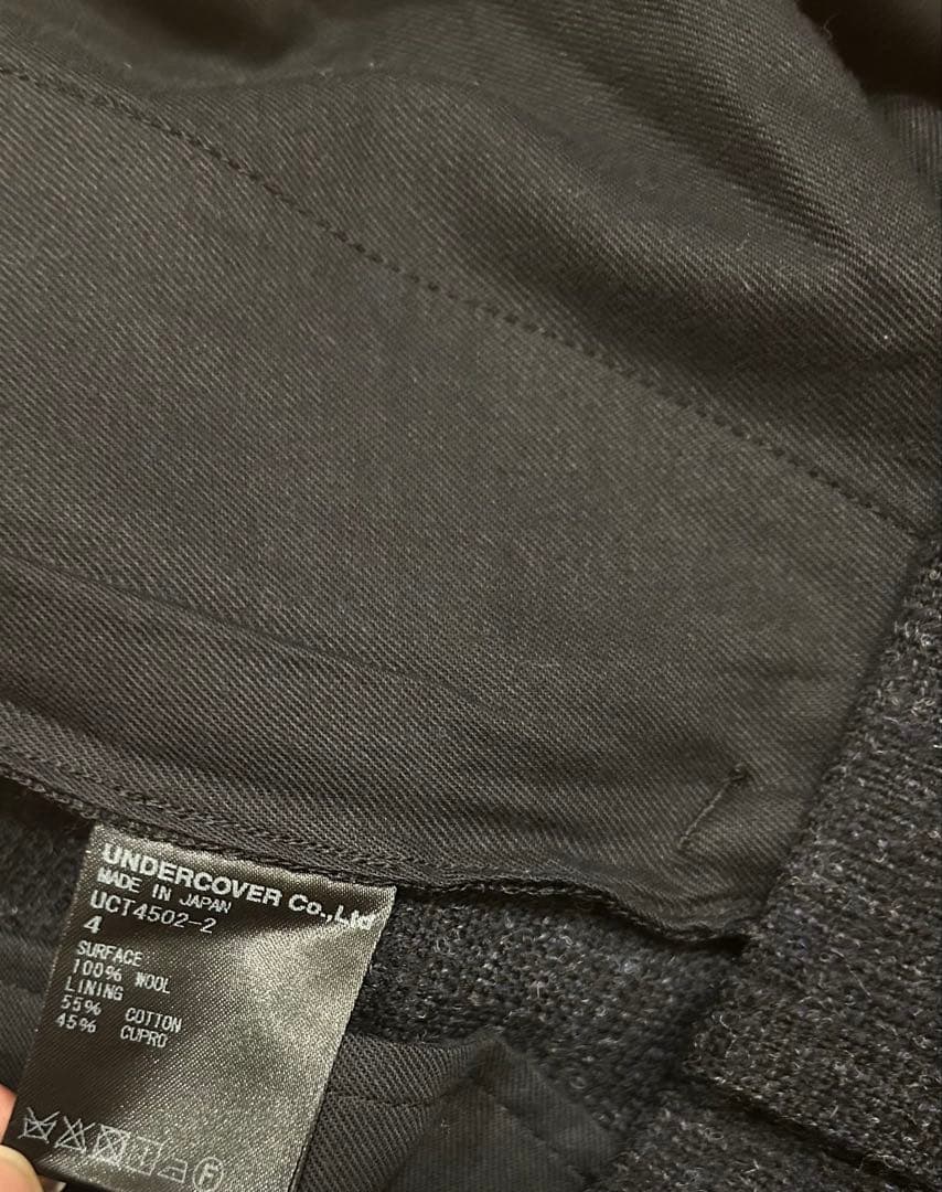 パンツ undercover 2017AW Wool Tapered Slacks 4