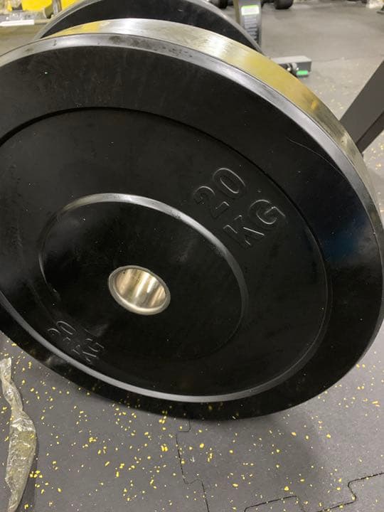 バンパープレート　20kg 2枚