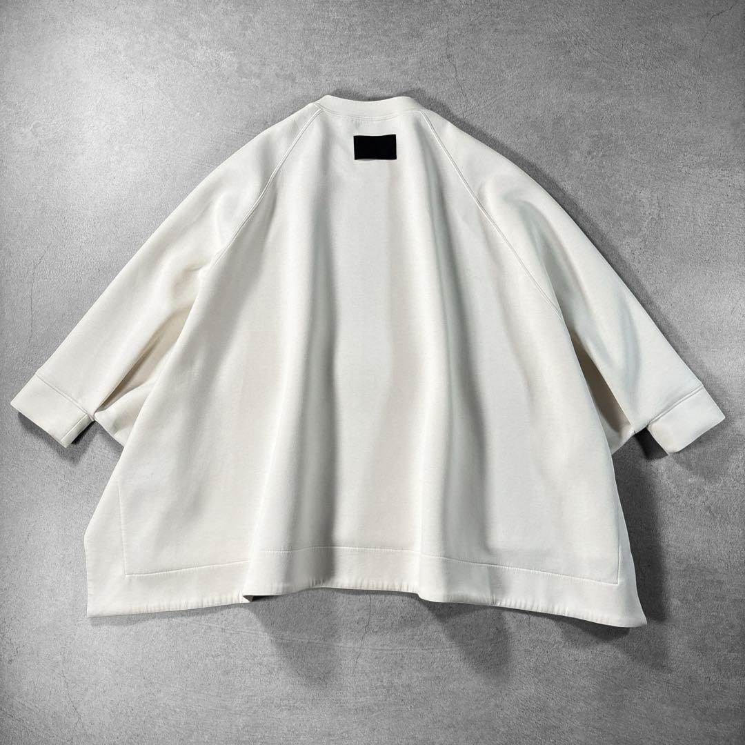 コグザビッグスモーク MEGACREWNECK ドルマン スウェット 白 日本製