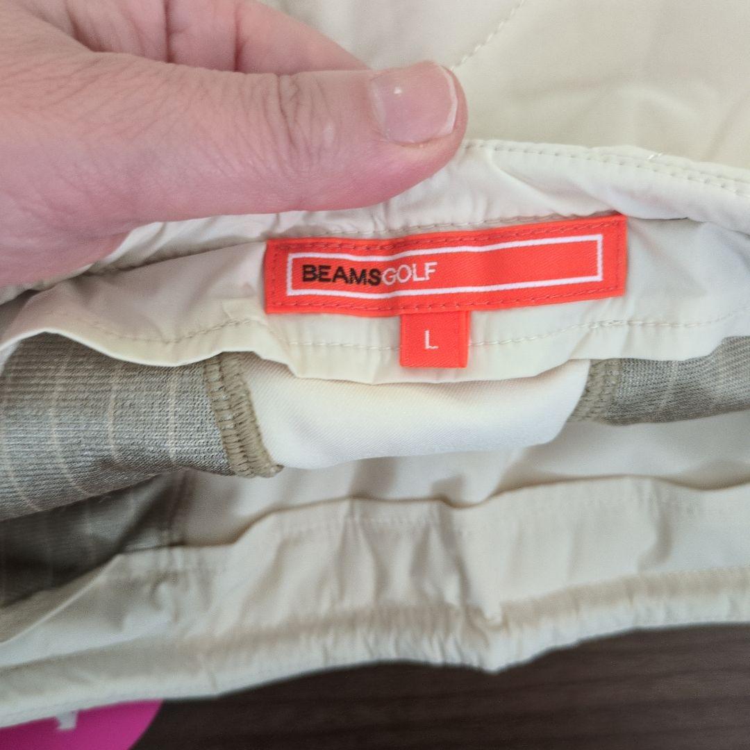 【新品】ビームスゴルフ BEAMS GOLF 冬 防風 ストレッチスカート L
