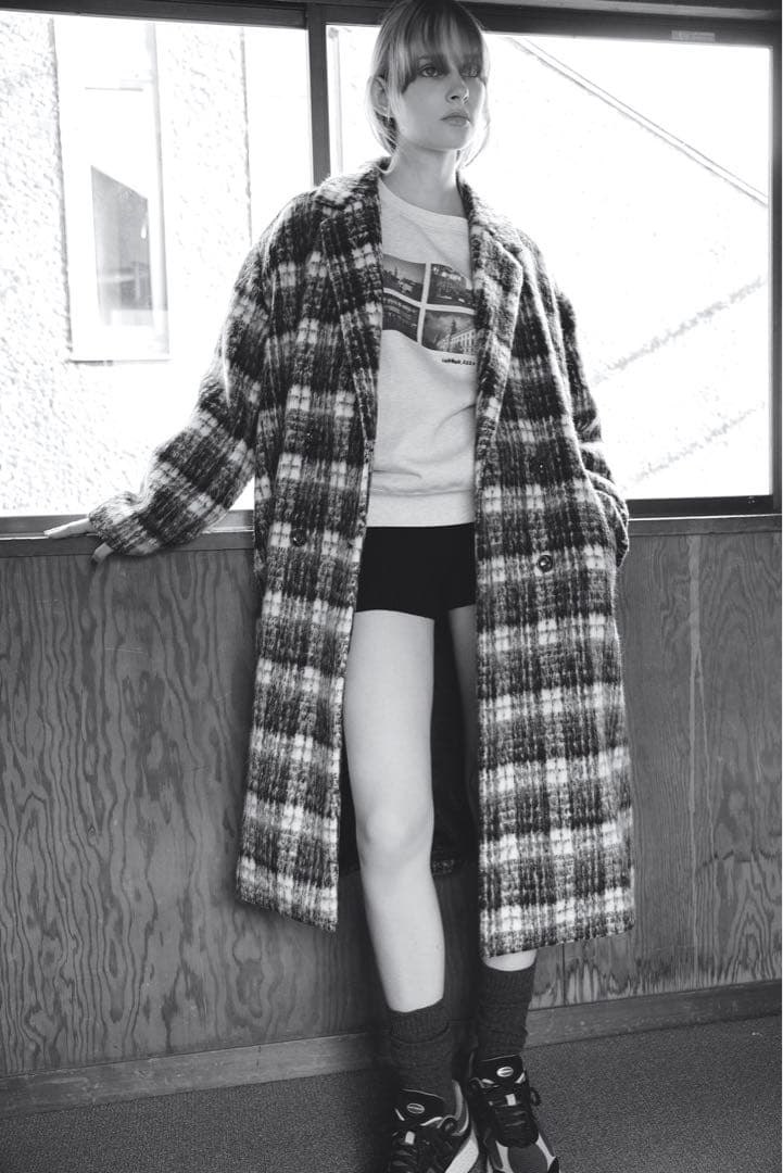 ジャケット・アウター The toe Marksburg Plaid Coat