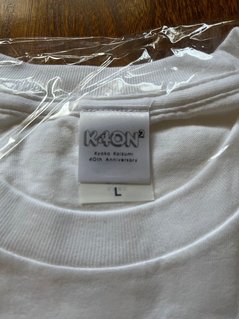 [新品未開封]小泉今日子 40th Anniversary Tシャツ L