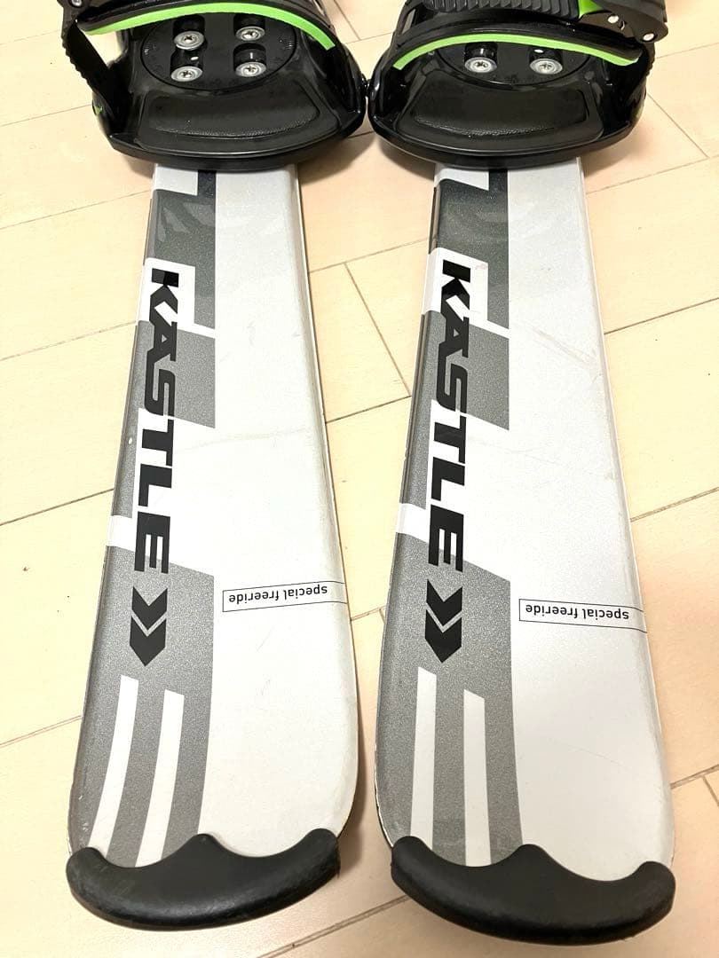 スキーボード　ショートスキー　ソフトブーツ対応スノーボードビンディング　25.5