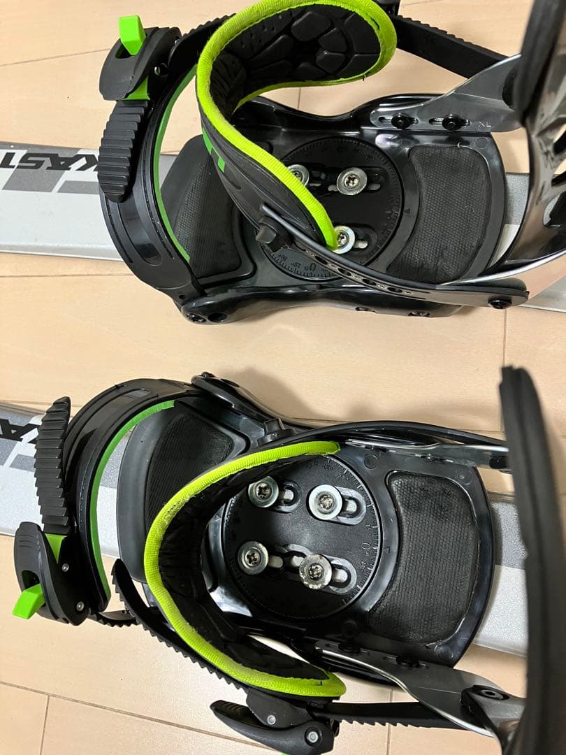 スキーボード　ショートスキー　ソフトブーツ対応スノーボードビンディング　25.5