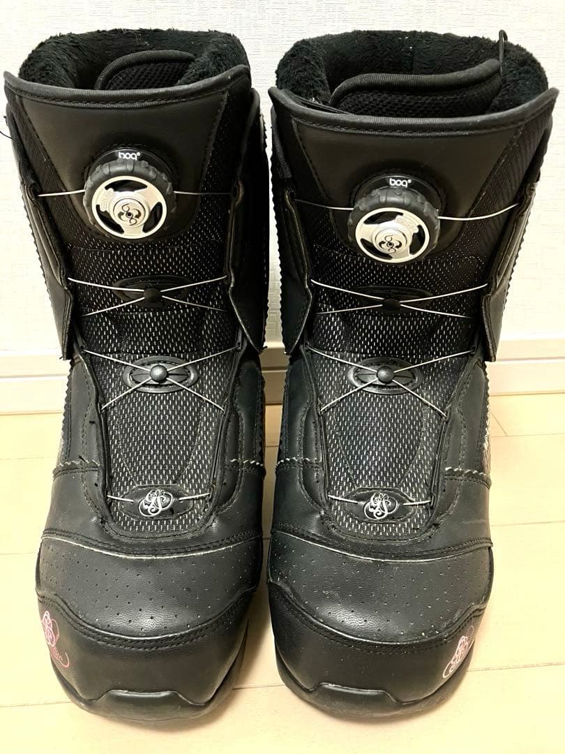 スキーボード　ショートスキー　ソフトブーツ対応スノーボードビンディング　25.5