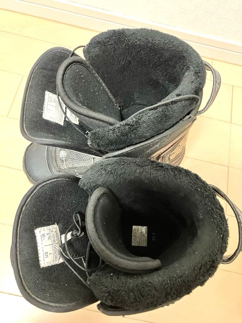 スキーボード　ショートスキー　ソフトブーツ対応スノーボードビンディング　25.5