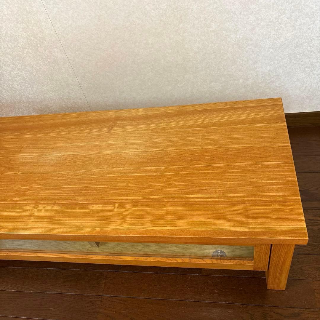 【美品】無印良品 テレビボード 廃盤 タモ材