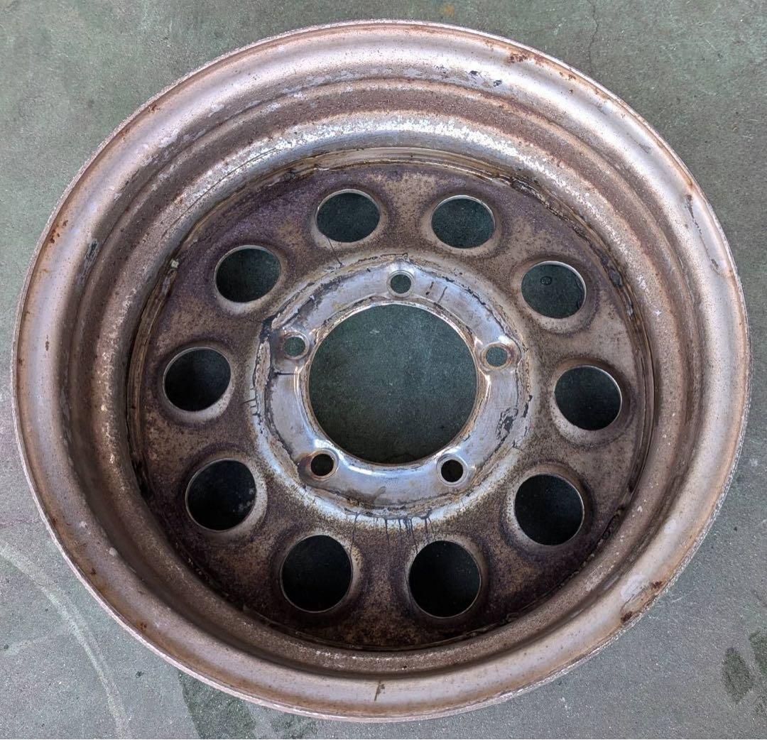 ジムニーシエラ専用 15インチ メッキスチールホイール4本セット