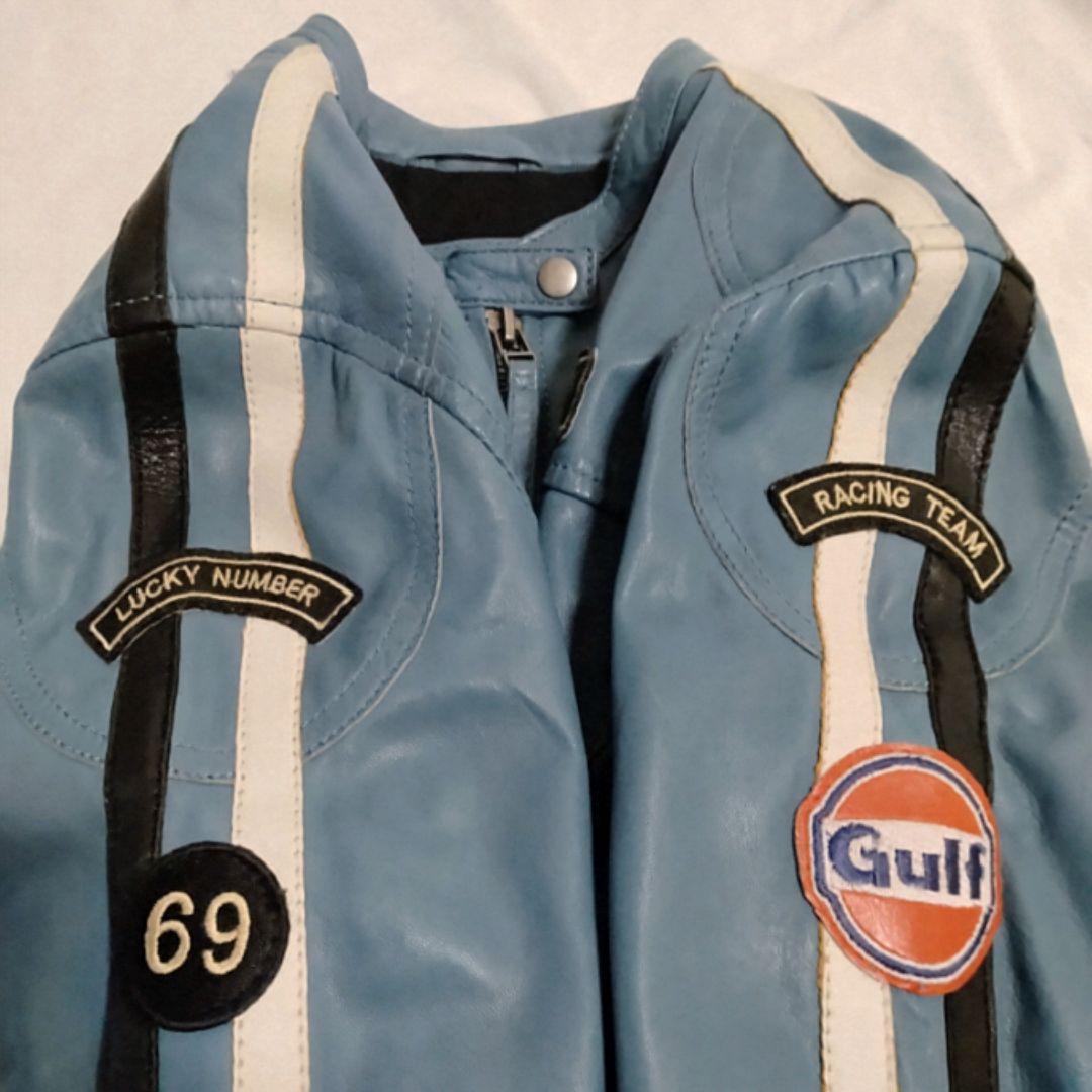 ガルフ GULF レーシングジャケット レザージャケット ライダースジャケット