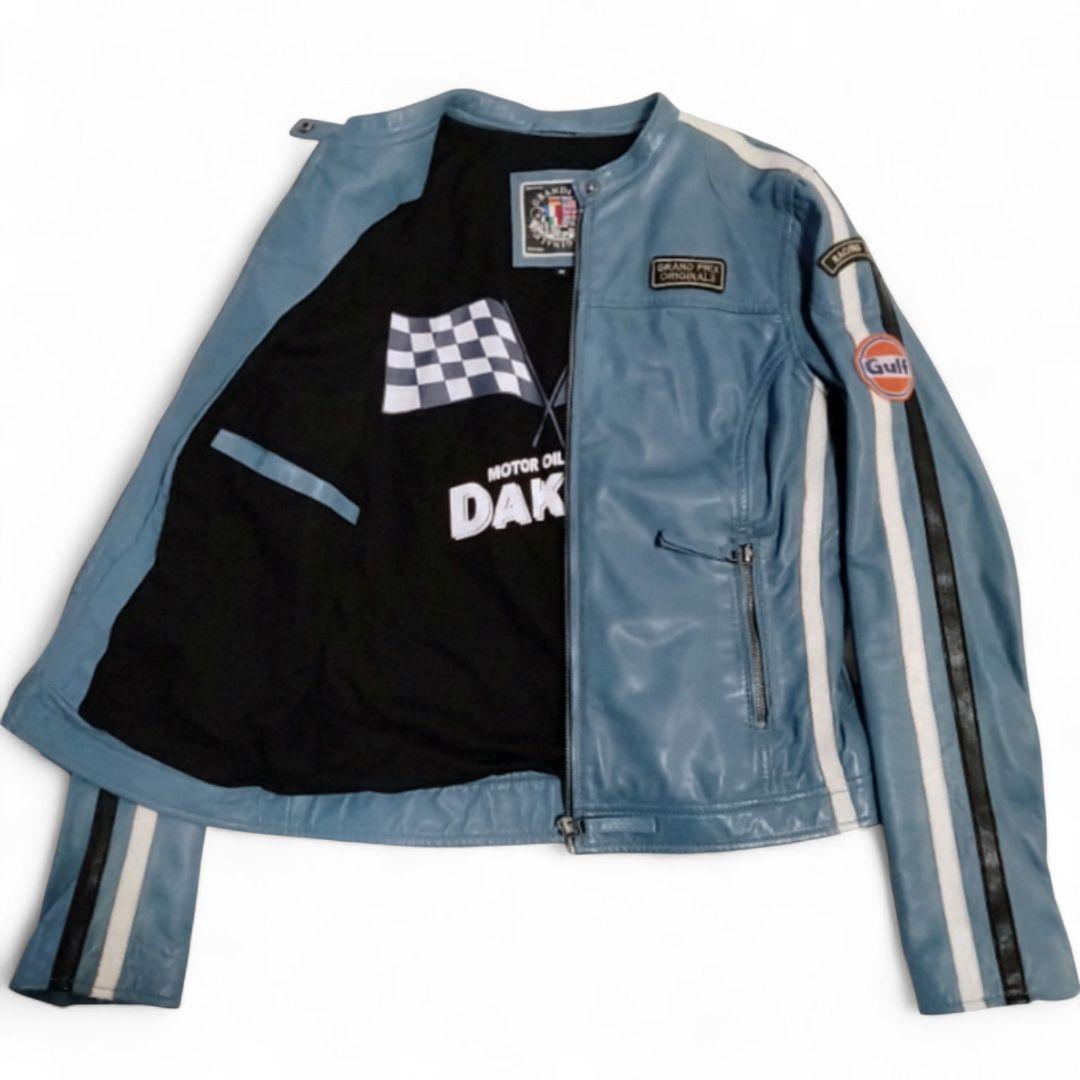 ガルフ GULF レーシングジャケット レザージャケット ライダースジャケット