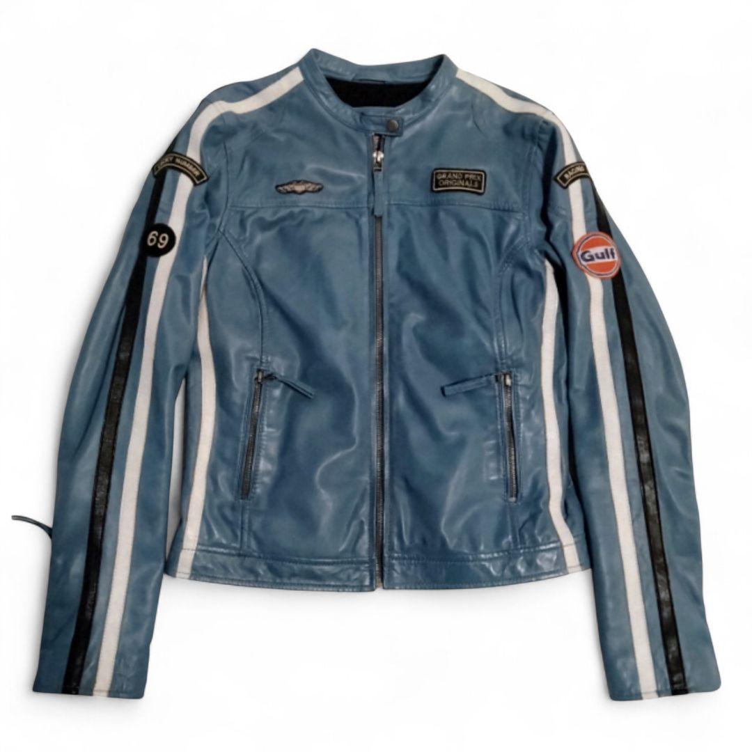 ガルフ GULF レーシングジャケット レザージャケット ライダースジャケット