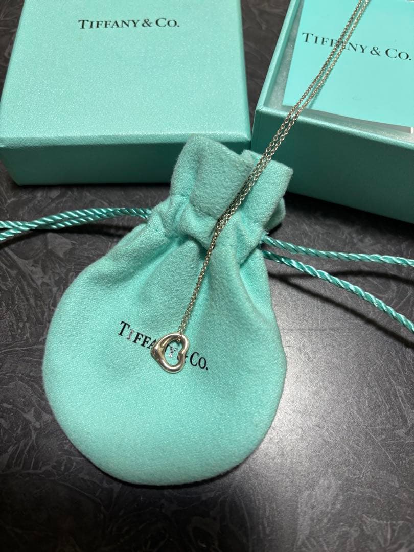 Tiffany & Co. シルバー オープンハート　ネックレス
