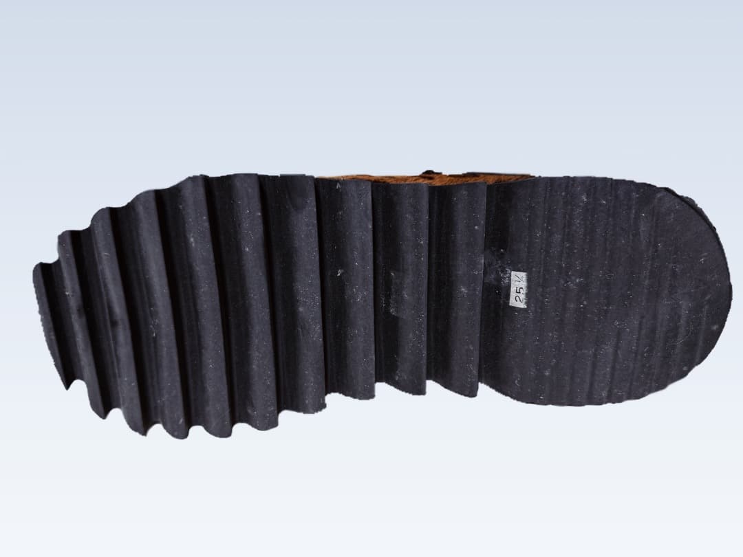 JUNYA WATANABEヒョウ柄ハラコ厚底ハイカットシューズブーツ甲高幅広