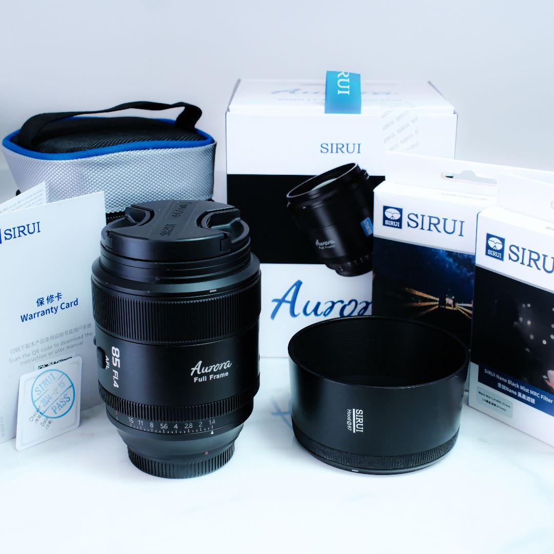 美品 SIRUI AURORA 85mm f1.4 Xマウント