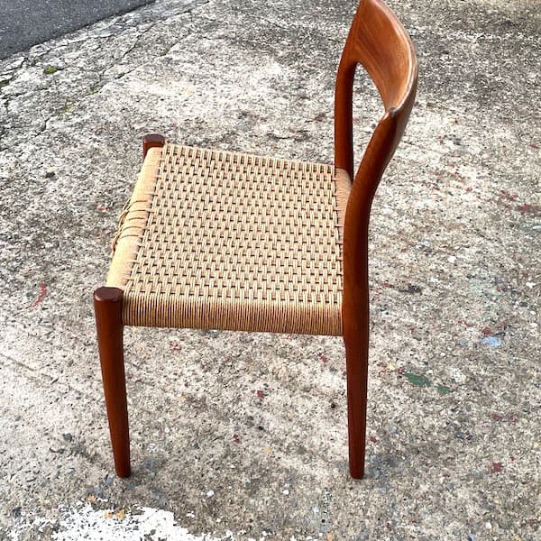 J.L Moller　モラー　北欧ビンテージ　ダイニングチェア　77デンマーク２