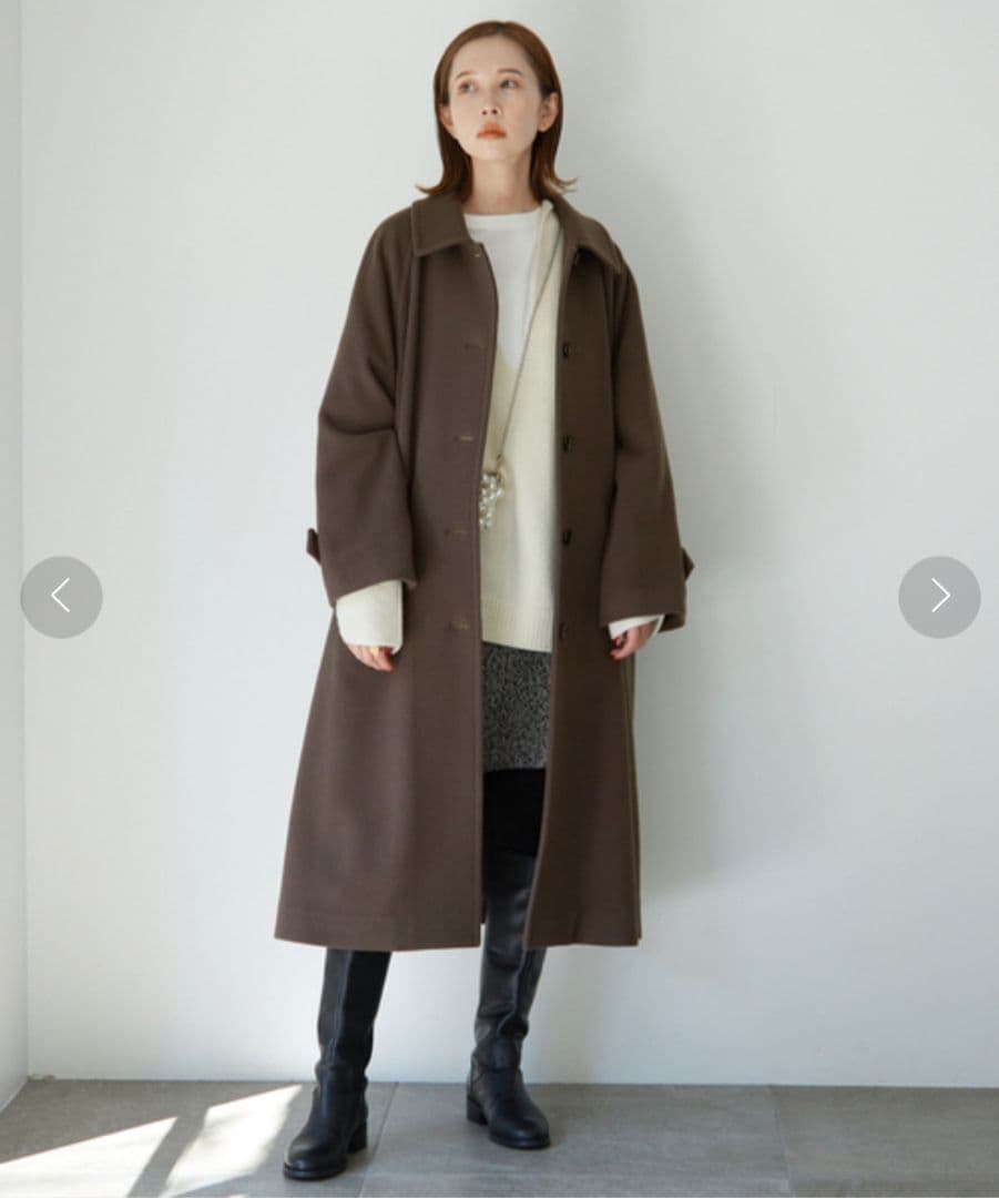 SLOBE IENA スローブイエナ ウールモッサステンカラーコート