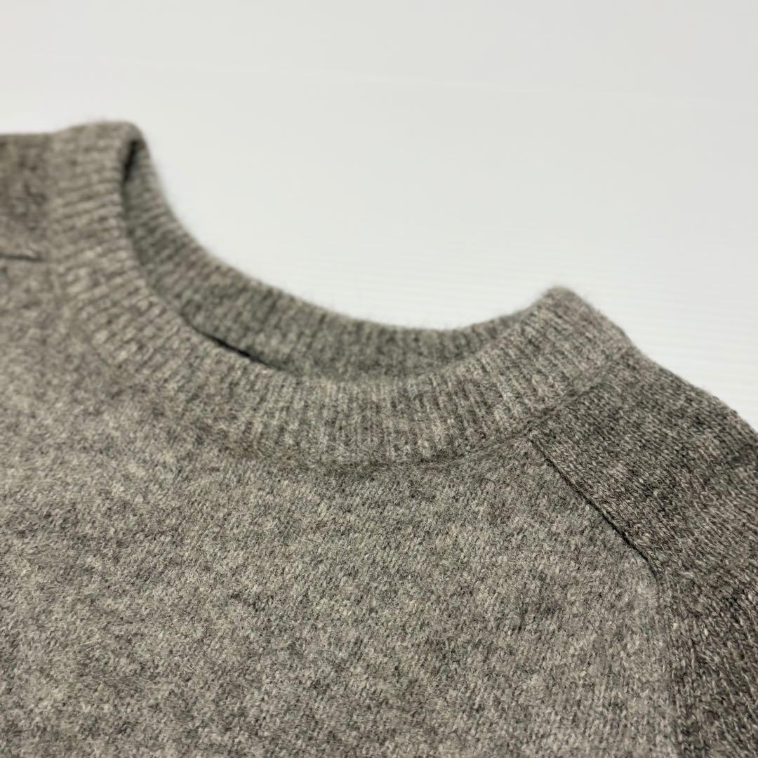 【未使用】 23区 カシミ ウール リブ 異素材 ワンピース ゆったり 44