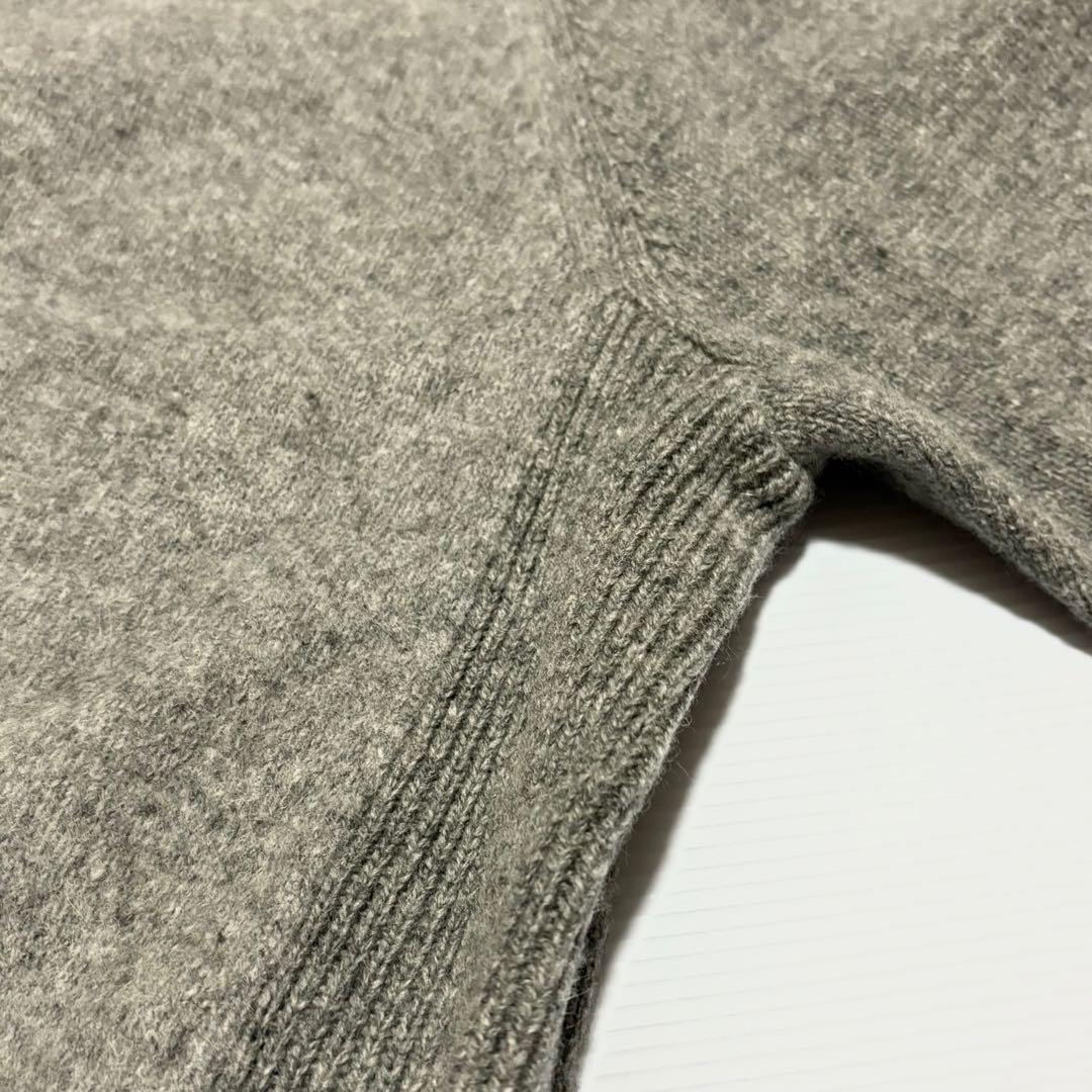 【未使用】 23区 カシミ ウール リブ 異素材 ワンピース ゆったり 44