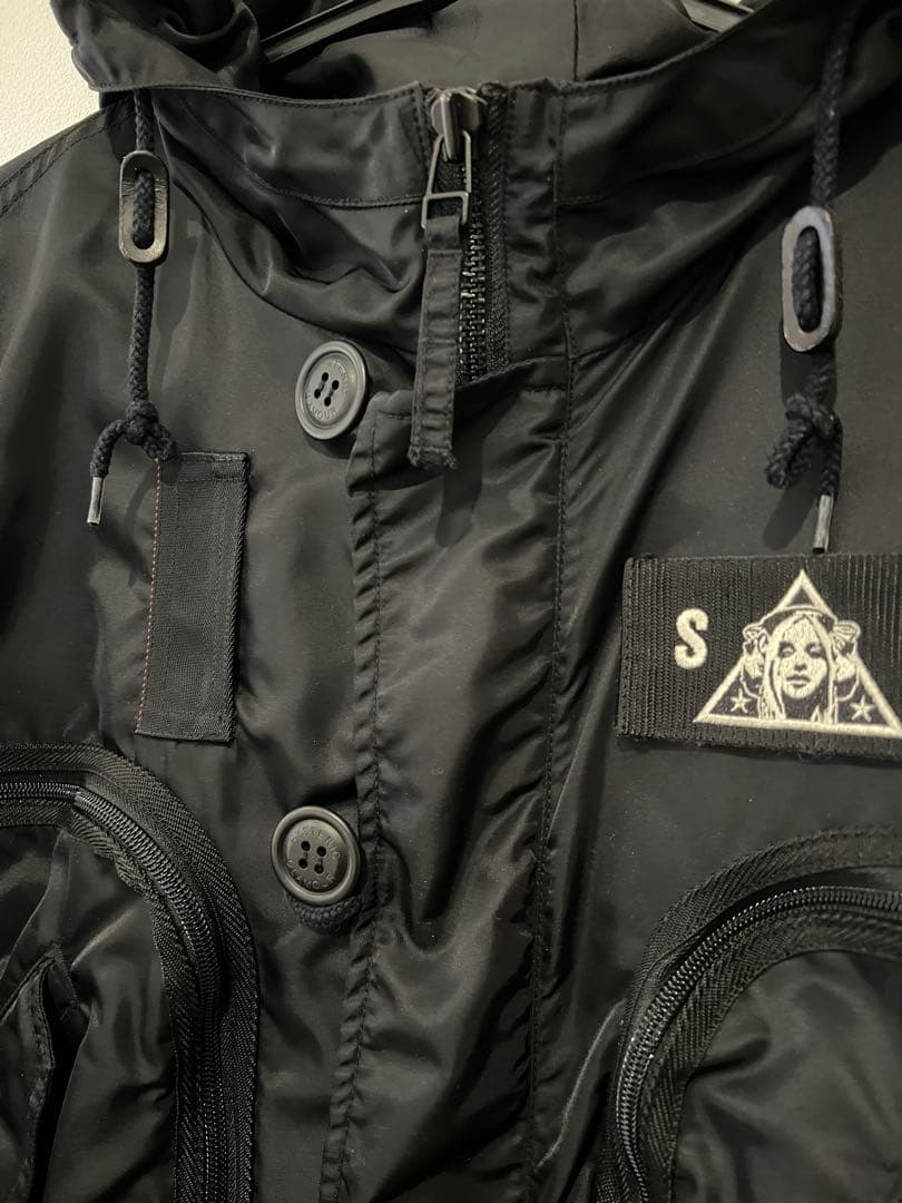ヒステリックグラマー　ブラック MA-1 ジャケット ブルゾン　L