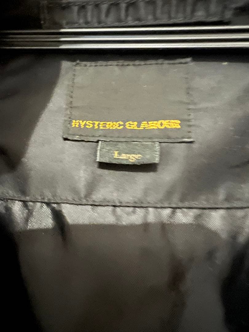 ヒステリックグラマー　ブラック MA-1 ジャケット ブルゾン　L