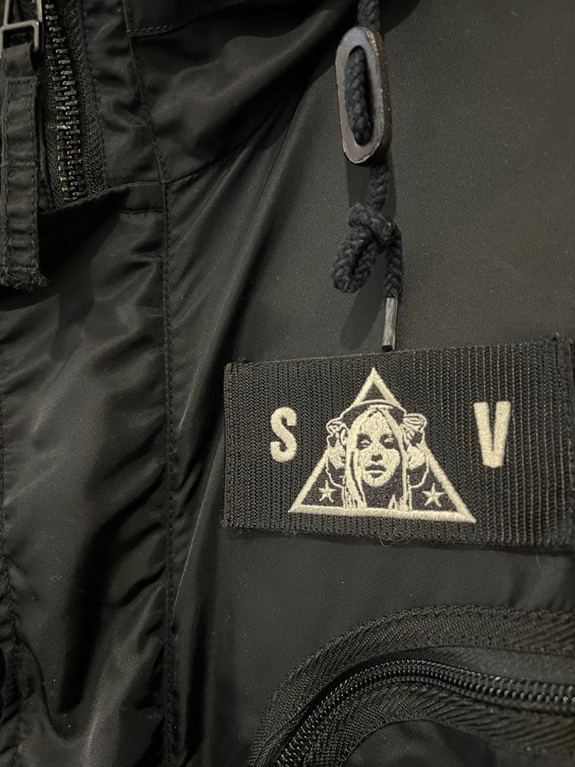 ヒステリックグラマー　ブラック MA-1 ジャケット ブルゾン　L