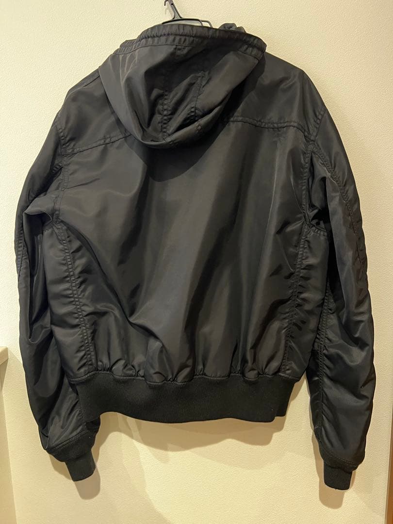 ヒステリックグラマー　ブラック MA-1 ジャケット ブルゾン　L